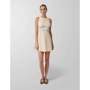 NEW LINE AND DOT noemi mini dress in yellow multi